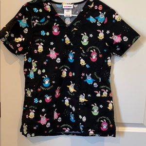 Easter Scrub Top